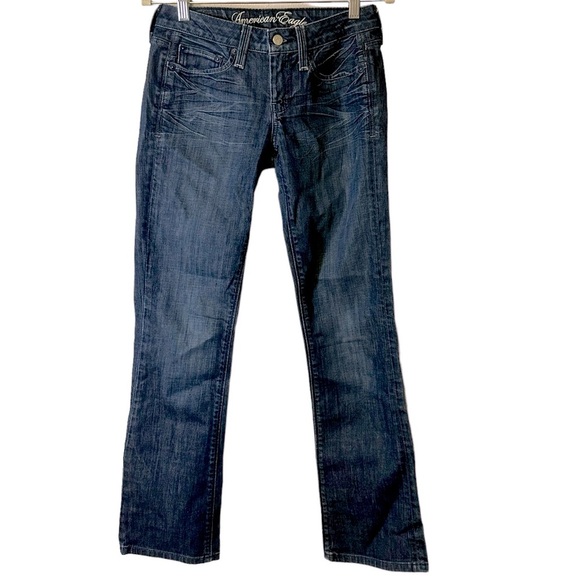 American Eagle True Boot Jeans Size 2 Low Rise‎ - Picture 1 of 11